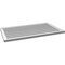 Ekena Millwork Vertical Surface Mount PVC Gable Vent: Functional, w/ 2"W x 1-1/2"P Brickmould Frame, 42"W x 24"H GVPVE42X2402SF - alternate 3